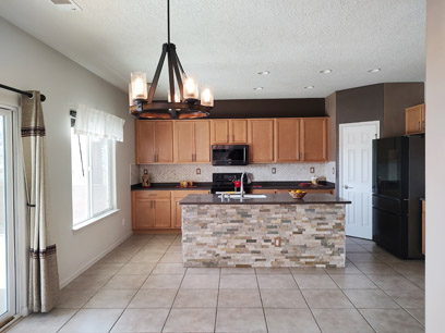 kitchen from family room