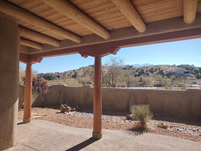 Back patio view