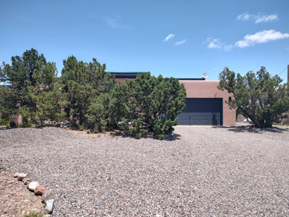 Driveway to garage